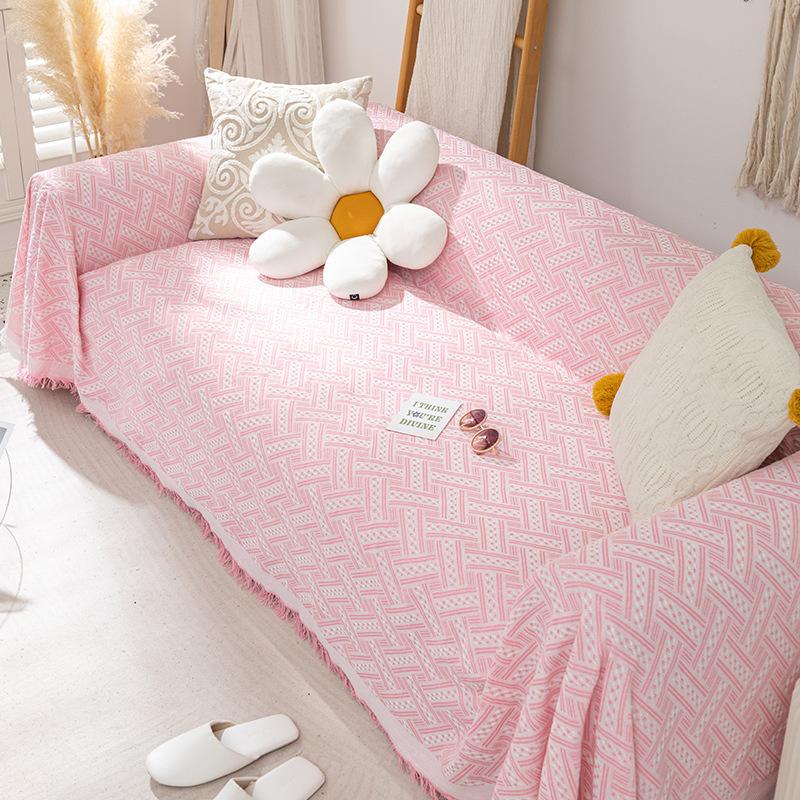 Хлопковое льняное полотенце для дивана — фото 8