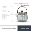 Nanshan Ceramic Brewing Tea Pot with Glass Infuser