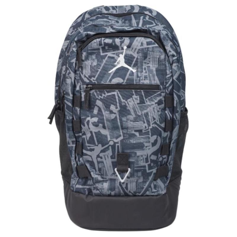 Jordan Polyester Backpack Regular Unisex Charcoal Black Jordan JD2423003AD-001