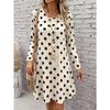 Women's Fashion Casual 3D Print Long‑Sleeve Short Dress