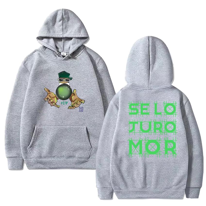 Hot Rapper Feid Ferxxo Se Lo Juro Mor 2025 New Album Graphics streetwear Unisex vintage hip hop Hoodie Men women Fleece pullover