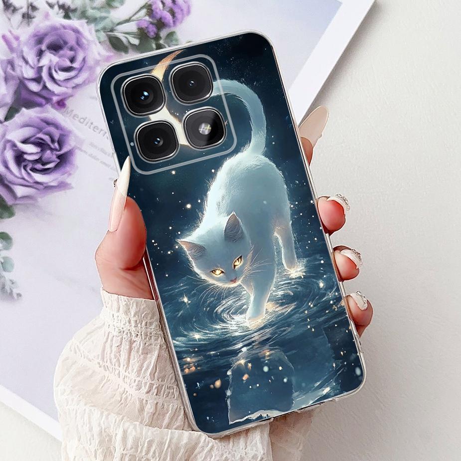 For Xiaomi 14T Pro Case 2025 New Luxury Painted Cover Clear Silicone Phone Case For Xiaomi Mi 14T Pro Mi14T 5G Soft Fundas Coque