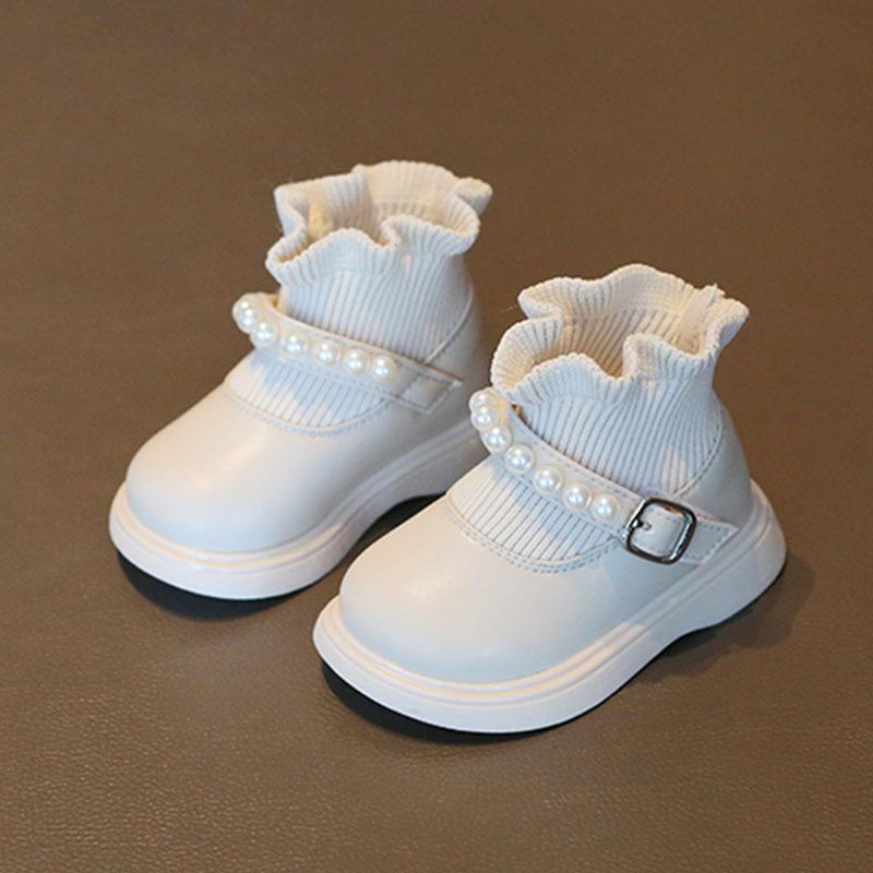 Children s Martin Boots1One3Soft-soled princess shoes, baby boots, toddler shoes, fashionable toddler shoes and boots for baby girls 15Inner Length12CM