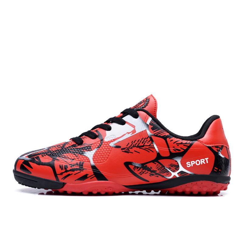 Football shoes children boys and students girls long nails broken nails green training club artificial grass game