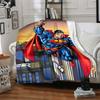 1ks Flanelová deka Superman Měkká, hřejivá a útulná na pohovku, postel, do kanceláře a na cesty Všestranný dárek pro každé roční období, Vánoční dárek