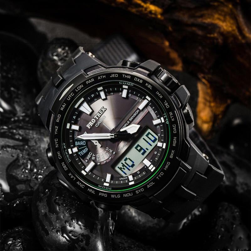 CASIO Men PRO TREK Black Watch PRW-6100FC-1PR PRW-6100FC-1PR