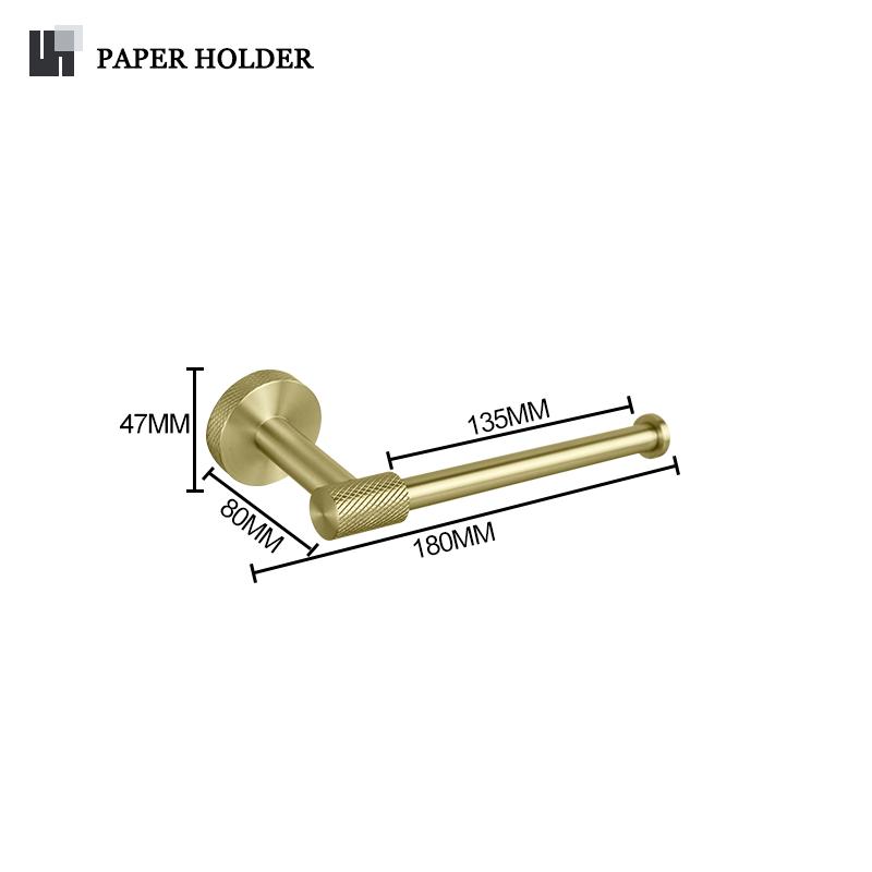 Brushed Gold Stainless Steel Knurling Towel Bar Holder Toilet Roll Holder Bathrobe Hook Hanger Towel Holder Bathroom Accessories
