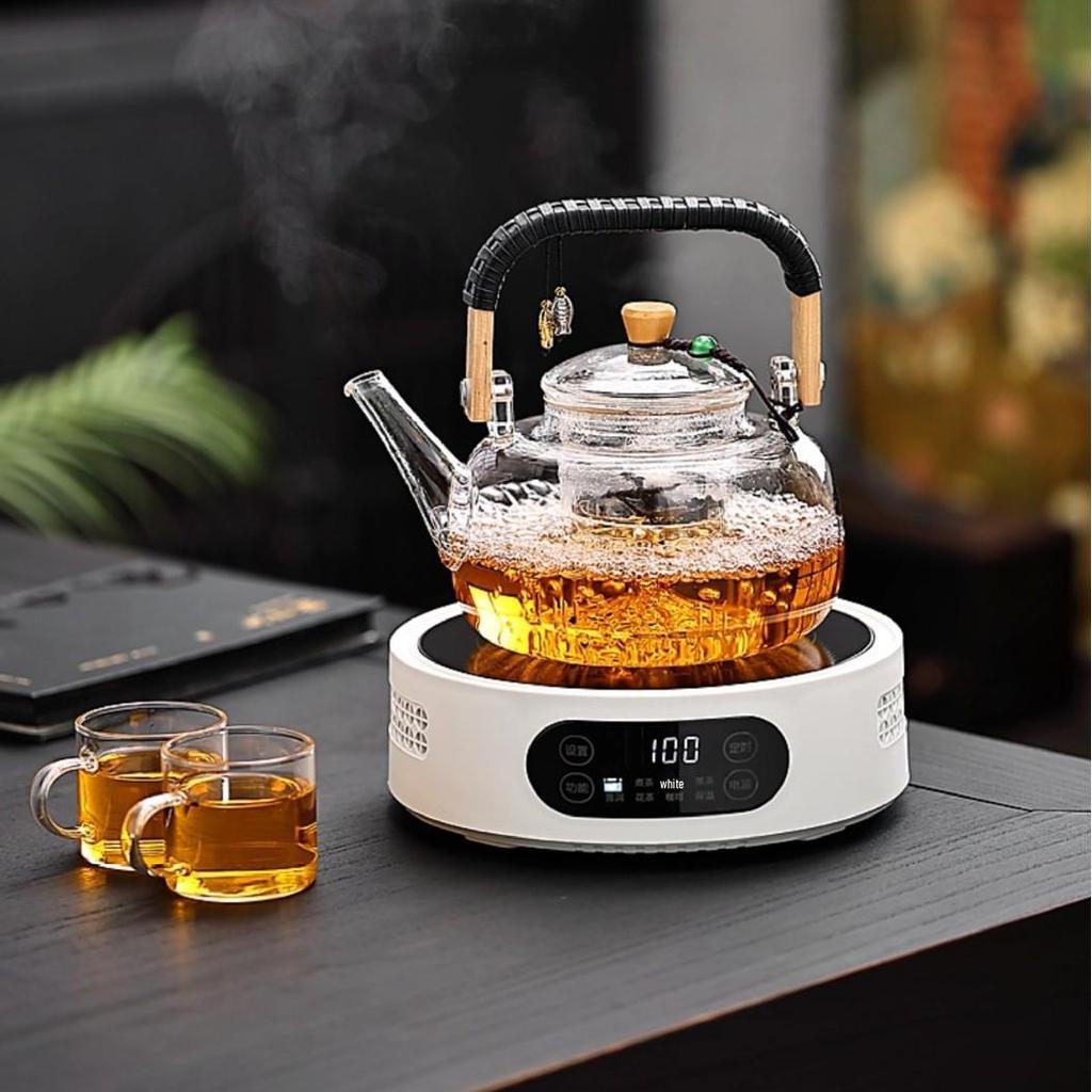 Smart Electric Glass Tea Cooker: Compact Ceramic Stove & Health-Preserving Hot Plate Kettle Gift