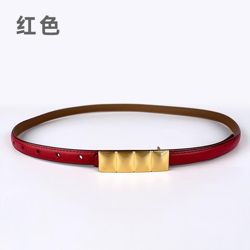Genuine Leather Women'S Belt Retro Two-Layer Cowhide Belt With Jeans Casual Pants Belt Women'S Model