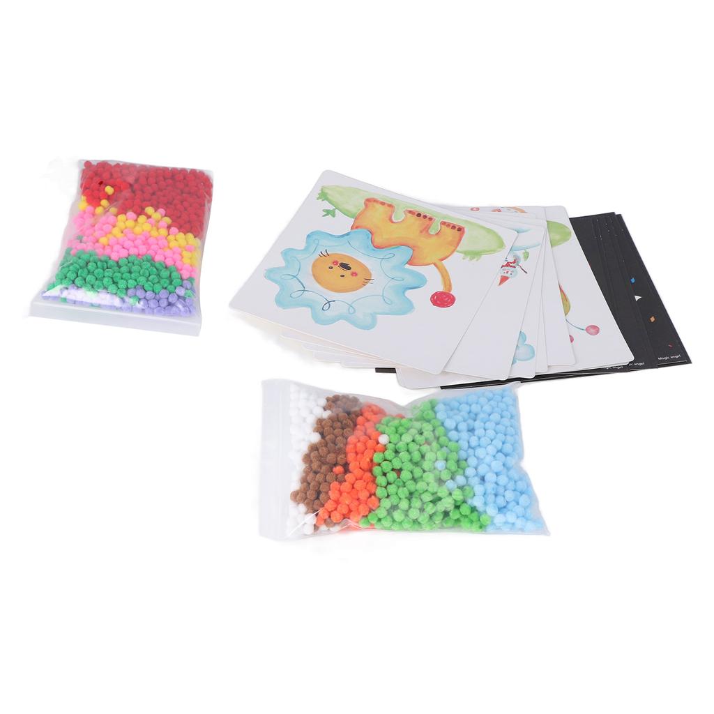 Mosaic Sticker Art Sticky DIY for Kids Enhanced Color Perception Exercise Hand Eye Coordination Handcraft Mosaic Art