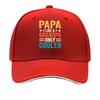 Papa Grandpa Cooler Vintage Hip Hop Hat Fashion Outdoor Sports Sandwich Baseball Cap