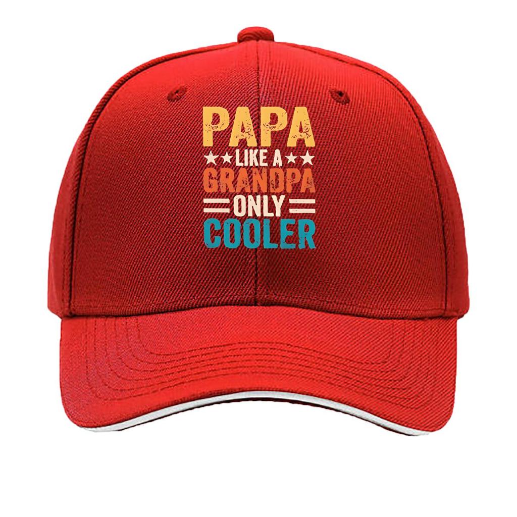 Papa Grandpa Cooler Vintage Hip Hop Hat Fashion Outdoor Sports Sandwich Baseball Cap