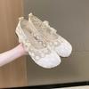 Mary Jane Sandals Women's 2025 Summer New with Skirt Thin Xiaoxiangfeng Fisherman Shoes Lace Old Beijing Cloth Shoes