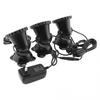LED-Aquarium-Lichtset mit verstellbaren Köpfen und Netzteil für die Aquarienbeleuchtung Mehrfachmodus Automatischer Farbwechsel Wasser-Aquarium-Lampe