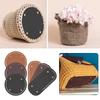 Bag Bases for Crochet 22x10cm 8x18cm Crochet Bag Bottom Bases Leather Bag Bottom Oval Round Rectangle Bottom Bag Bases