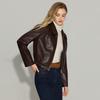 Tatu Women's Autumn/Winter Slim-Fit Lapel PU Leather Jacket