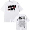 Bruno Mars Romantic Tour 2026 Concert T Shirts Men Women Vintage Trend Tshirts Casual Short Sleeve Oversized Tshirt Streetwear