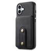 DENIOR D14 For iPhone 16 Plus Case Compatible with MagSafe Card Bag Leather Back Phone Cover