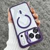 Magnetic Lens Film Protector Stand Case for IPhone 18 Pro Max 18Pro 17 16 15 14 13 12 Pro Max for Magsafe Shockproof Clear Cover