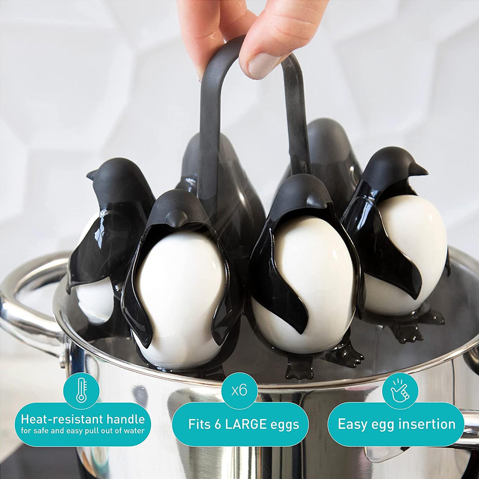 Penguin egg 3-in-1 kitchen egg steamer чёрный