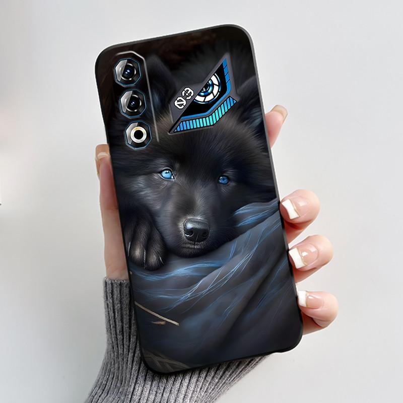 Für ZTE Nubia Neo 3 GT 5G Z2465N Hülle Süßes Kaninchen Schwarz Weiches TPU Silikon Stoßfeste Rückabdeckung Für ZTE Nubia NEO3 GT 5G Hülle