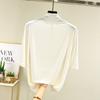 Modal Half High Neck T Shirt For Women With Soft Knit Fabric And Casual Style