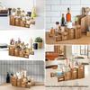 Multi-Tier Wooden Display Rack for Cakes, Figures, and Cosmetics
