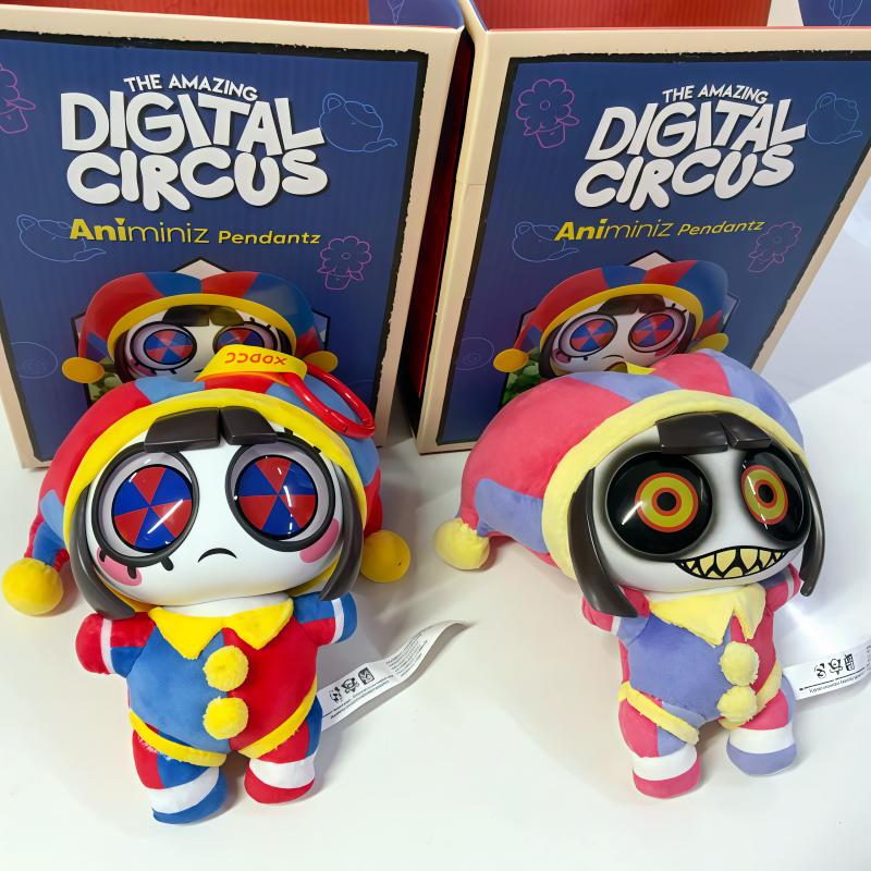 The Amazing Digital Circus Pomni Series Blind Box Plush Pendant Character Periphery Cute Doll Desktop Decoration Surprise Gift