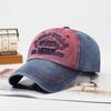 Four Seasons Men's Baseball Cap Casual Wash Embroidered Cap Curved Brim Bowler Sun Hat Official Website