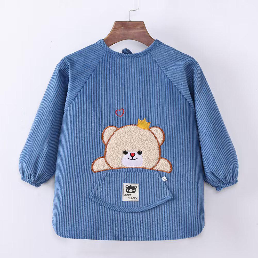 Kids  Waterproof Smock - Autumn/Winter, Reversible Apron, Painting Bib