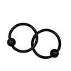 1 paar 16G Stainless Steel Hoop Captive