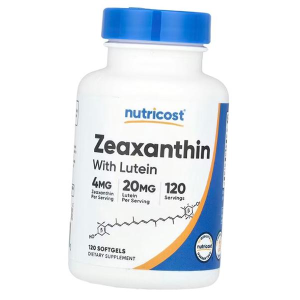 

Зеаксантин з лютеїном, Zeaxanthin with Lutein, Nutricost (72647017) 120softgels