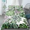 Rosa Kleines Bonsai-Stil Bettwäscheset Digitale Kunst Sukkulente 3D Bettbezugset King Queen Double Full Twin Einzelgröße Für Schlafzimmer