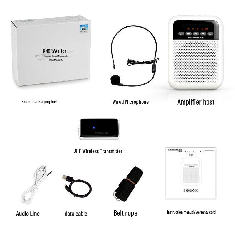 Nuowo S330 Wireless Portable Voice Amplifier CN plug (adapter included) (CN version)