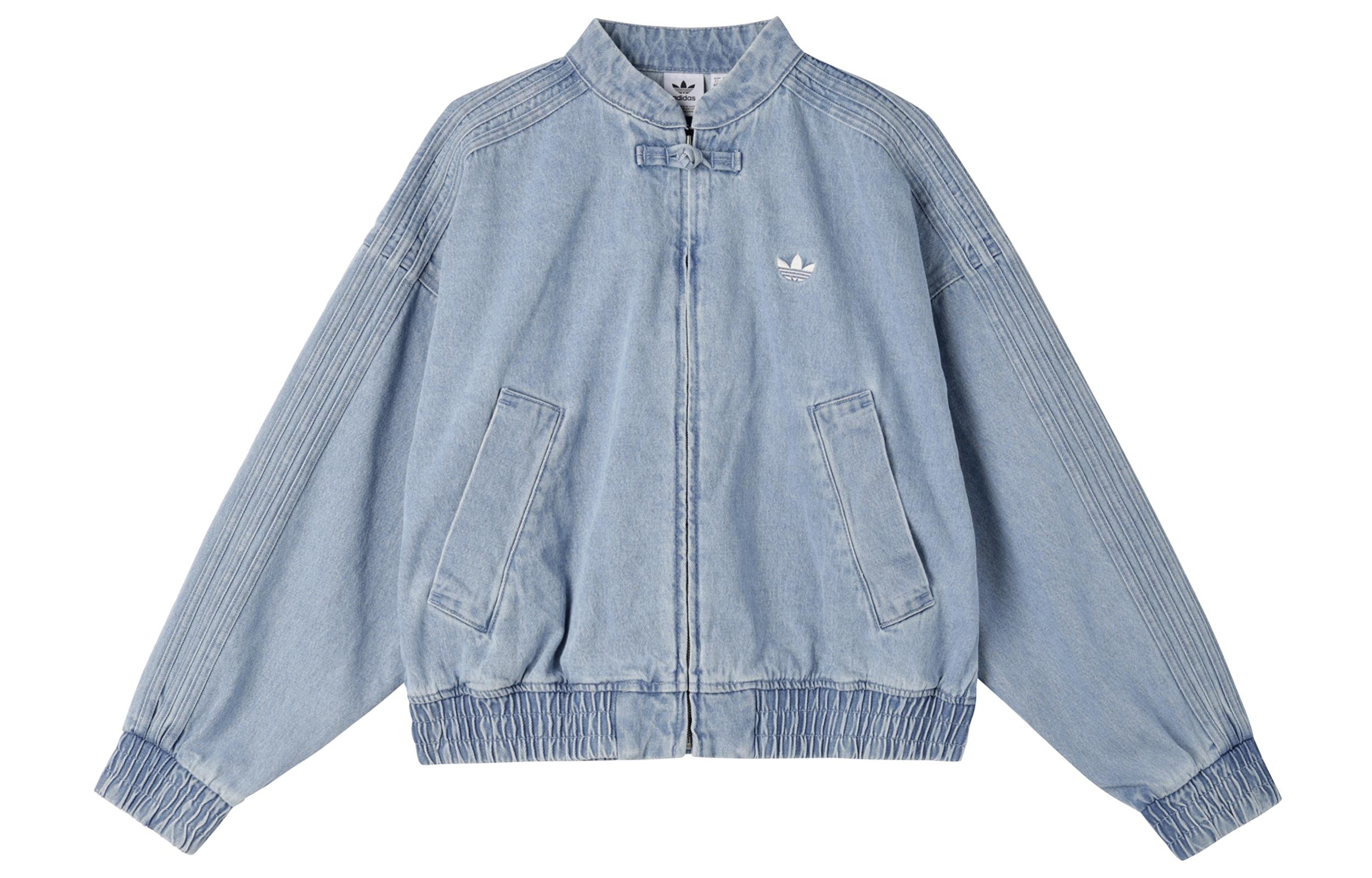 Adidas Originals CTT Denim Jacket Women s Light Blue JZ9924 M