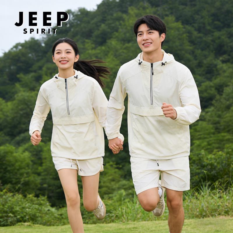 JEEP SPIRIT Unisex Lightweight UV Protection Sun Hoodie