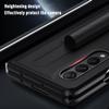 Anti -Scratch Pen Holder Thin Case For Samsung Galaxy Z Fold 3 5g Fold3 Anti -Knock Cell Phone Cover Fundas