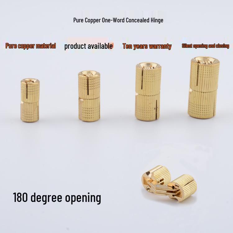 Concealed Pure Copper Hinge for Folding Doors and Jewelry Boxes
