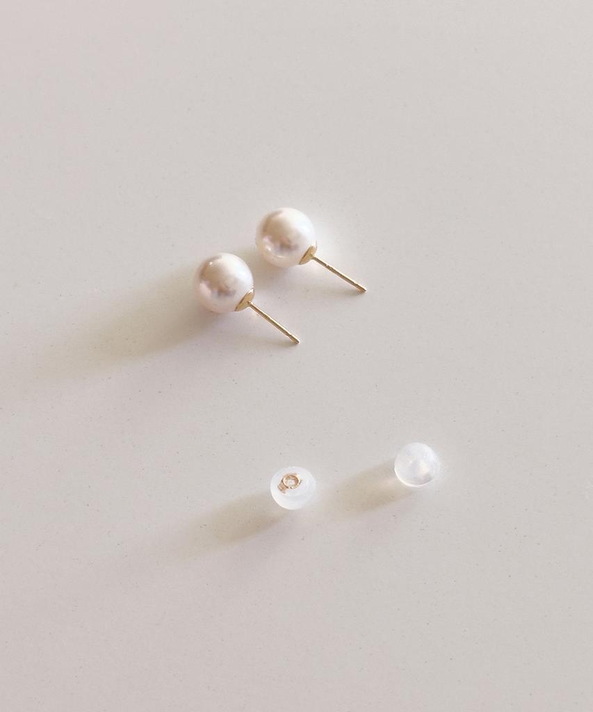 Code.H (14K Gold) Sw Pearl Earrings_8Mm