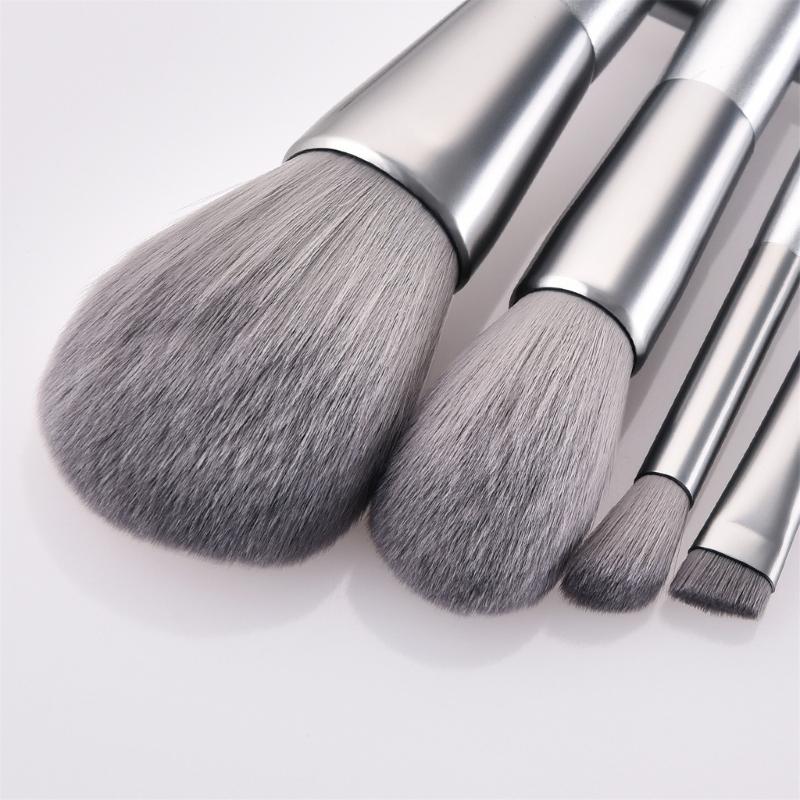 Eye Catching Synthetic Fiber 8pcs Makeup Brushes Set Delicate Cosmetic Brushes Face Makeup For Professional Look