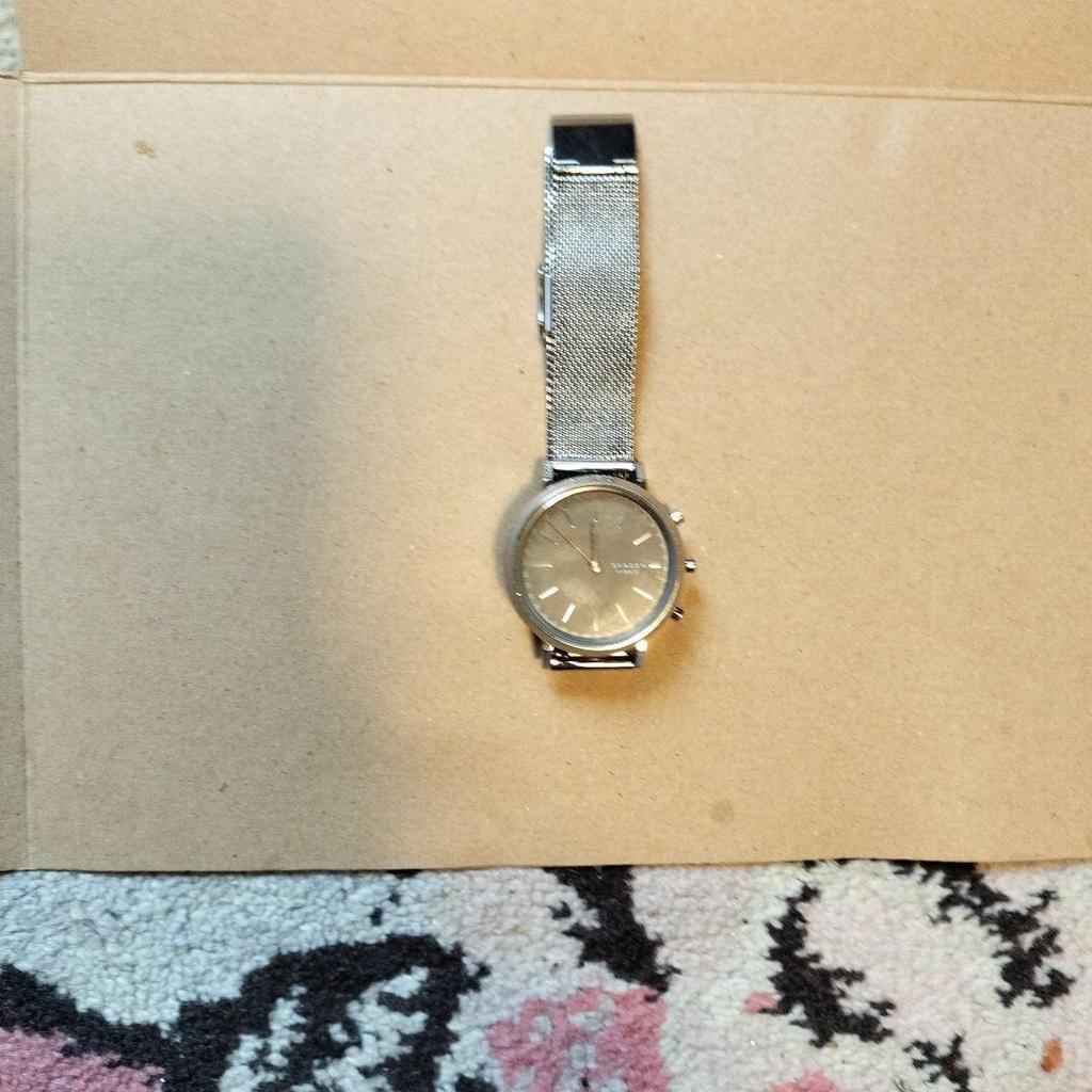 Used SKAGEN HYBRID watch mesh belt