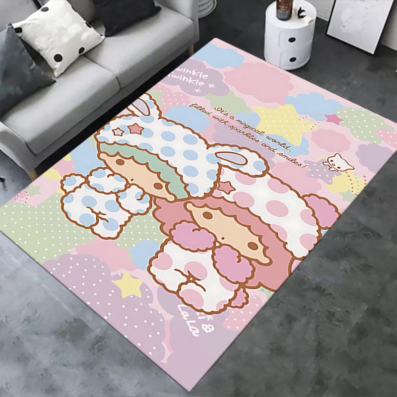 Office Rug Twinkle, Lala Anti-Slip Rug, Machine Washable for Living Room, Bedroom, Office, Multiple Sizes, Bedroom Mat, Decorative Mat, Durable Mat, L