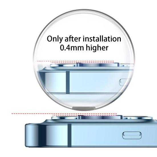 Stereometric Ultra-Thin Anti-Scratch Phone Cover Cell Phone Tempered Rear Lens Lens Glass Film For Iphone 13/13Pro/13Mini/13Pro