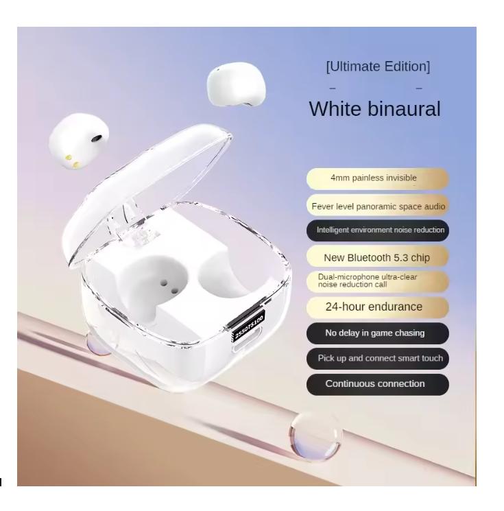 2025 NEW Mini Sleep Earphones Wireless Invisible Earbuds Bluetooth 5.3 Headphones Noise Reduction Waterproof Sports Headsets With Mic