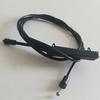BMW 5 E60 Hood Lock Pull Cable - Black (Part No. 51237184454)