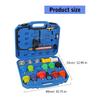 Comprehensive Coolant Systems Pressure Diagnostic Checker with Multiple Radiator Covers and Thermometers for Auto Repair