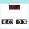 Modern Minimalist Digital Led Alarm Clock For Bedroom Decor With Temperature And Calendar Functions