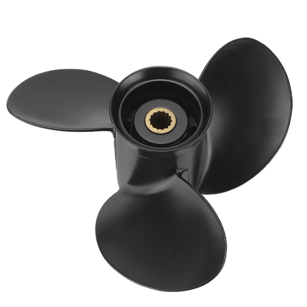 9‑1 4x8in Outboard Propeller High Thrust 3 Blades RH Replacement for CT 9.9HP 2005‑Newer