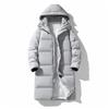 Long Warm Winter Down Jacket Men Women Hooded Thick Puffer Coat With 90% White Duck Plus Size Available