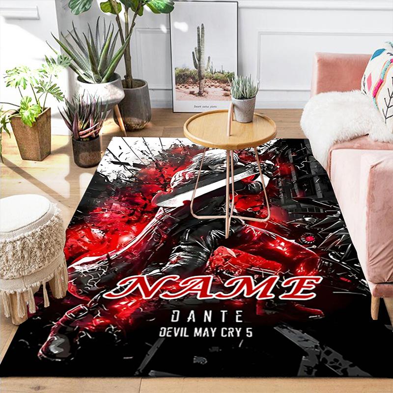 Custom 1Pc Devil May Cry Dante'S Journey Rug Office Carpet Indoor Outdoor Entrance Doormat Nonslip Soft And Comfortable Living Room D291537